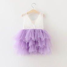 "The Alicia" Flower Girl Dress - Purple